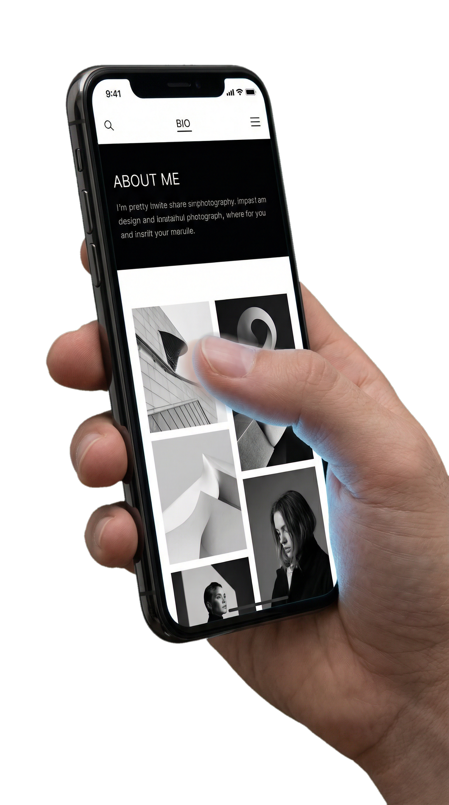 Mobile Interface Mockup
